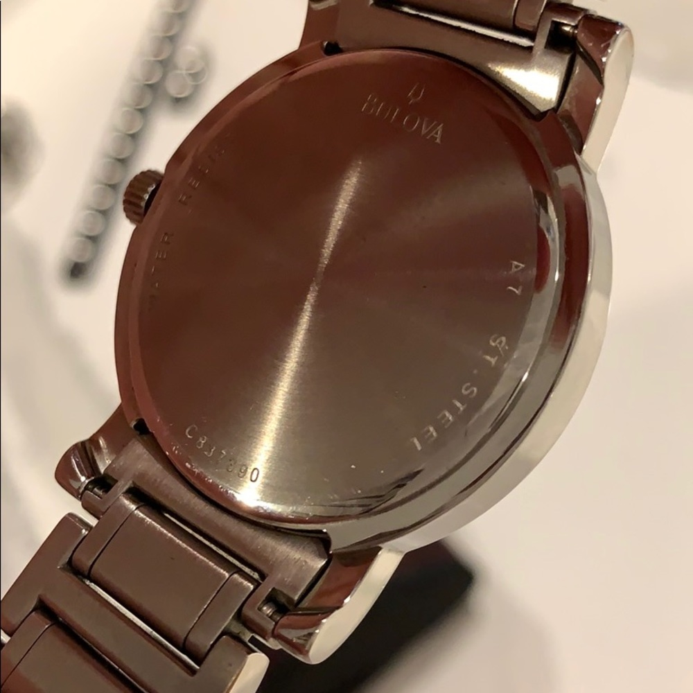 Bulova Diamond Black Men’s Watch - Picture 2 of 8